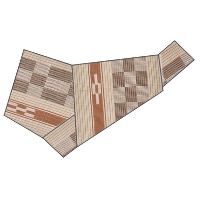 草木染.科学染絹製 帯 八重山みんさ工芸館、帯留め付き 楽天市場】【八重山みんさー ミンサー半幅帯 単品 草木染 ネイビー 白